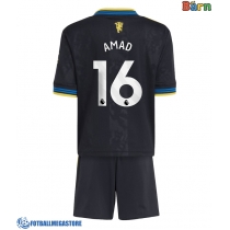 Fotballdrakt Barn Manchester United Amad Diallo #16 Tredjedraktsett 2025-26 Kortermet (+ Korte bukser)